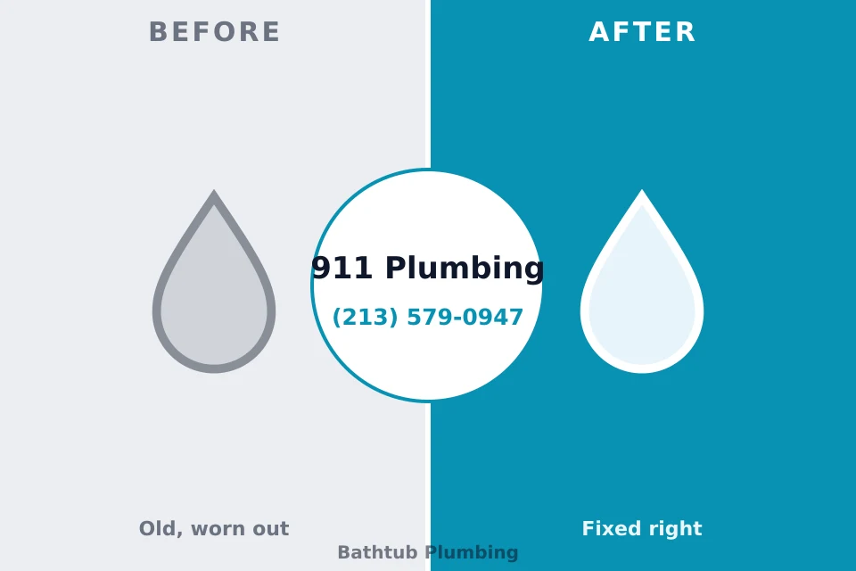 Before and after: plumbing repair Wellington, UT